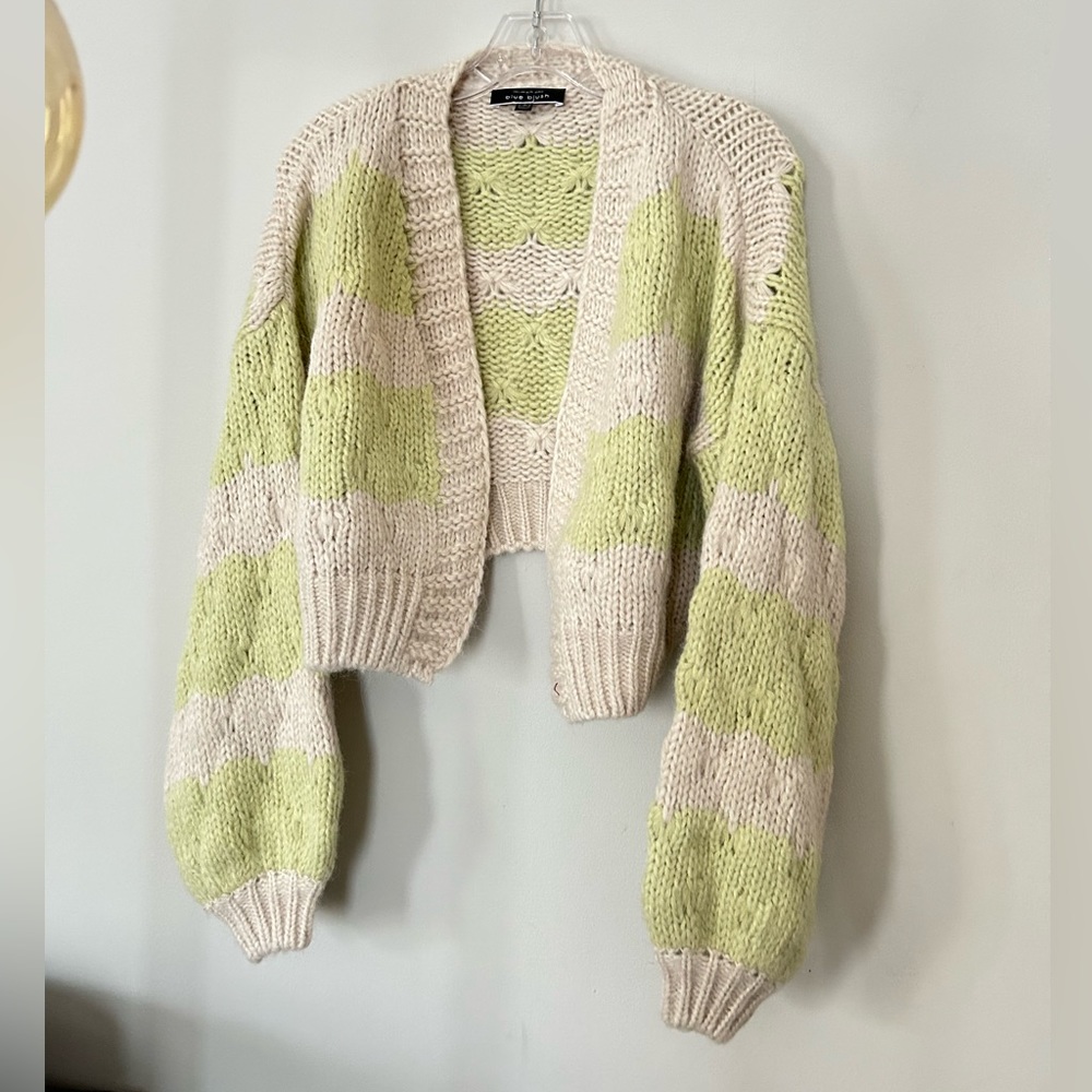Cropped Knit Cardigan
